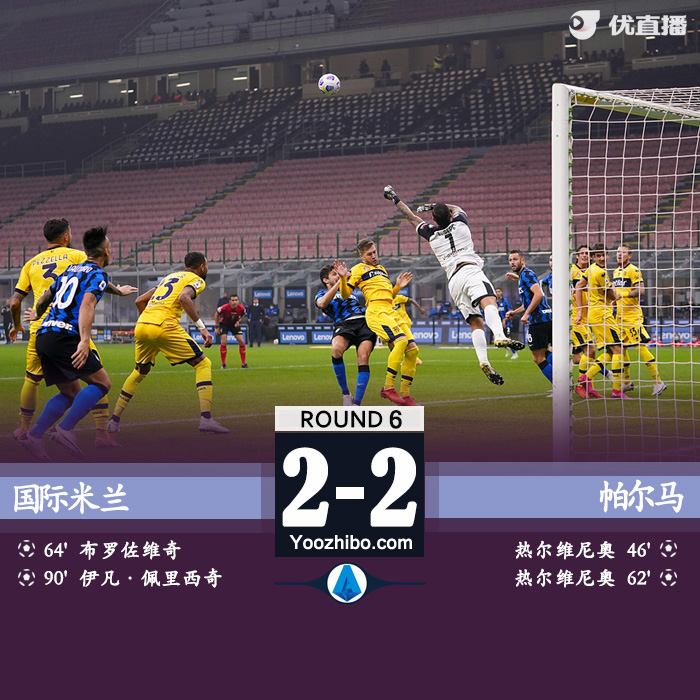 <a href=/zuqiugengduo/intermilan/ target=_blank class=infotextkey>国际米兰</a>2-2帕尔马